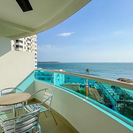 Vista Al Mar A Pasos De Playa Apartamento