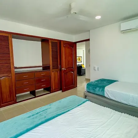 Apartamento Vista Al Mar A Pasos De Playa Cartagena